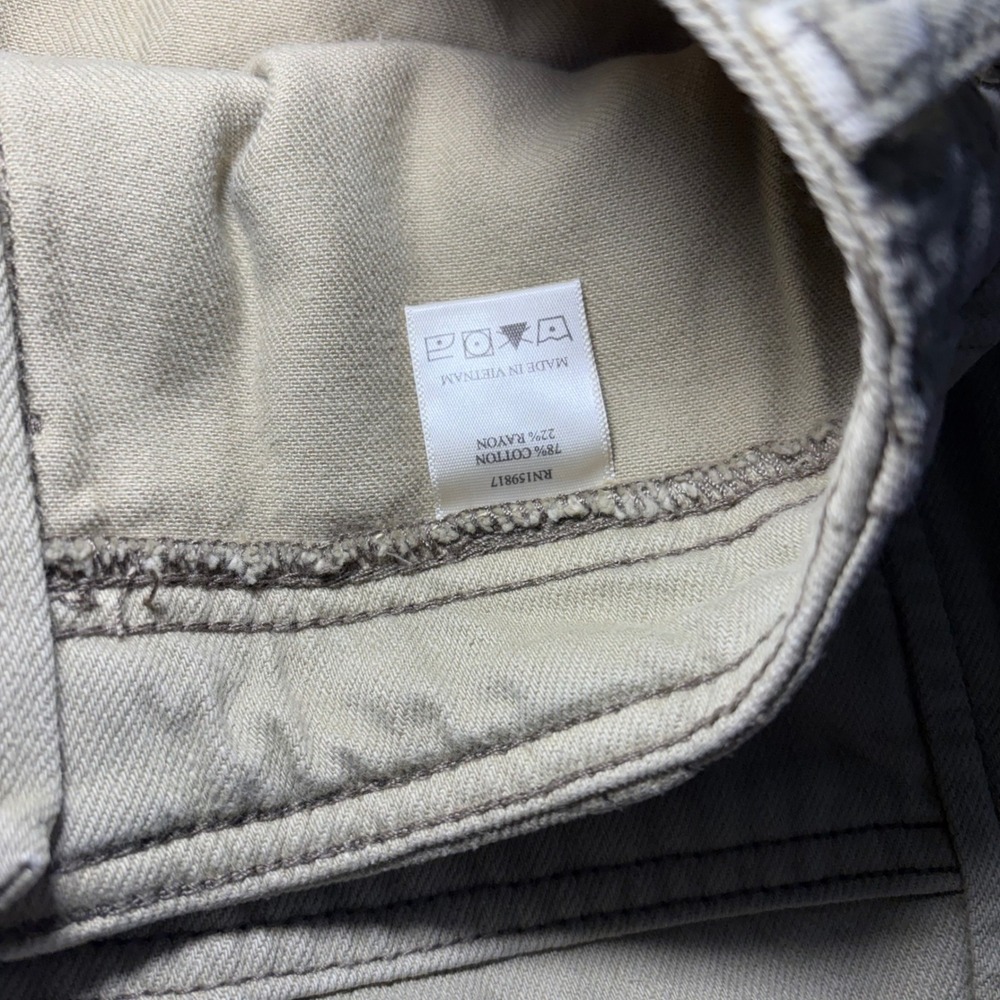Altar'd State Khaki Green Cargo Pants High Rise Relaxed Utility Women's Size 25 - Picture 7 of 9